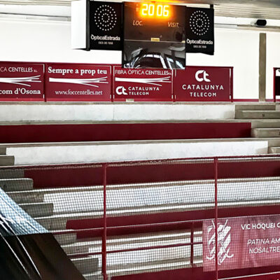 FIBRA ÒPTICA CENTELLES aposta per l’esport d’Osona amb el suport al Pavelló Olímpic Patí Vic